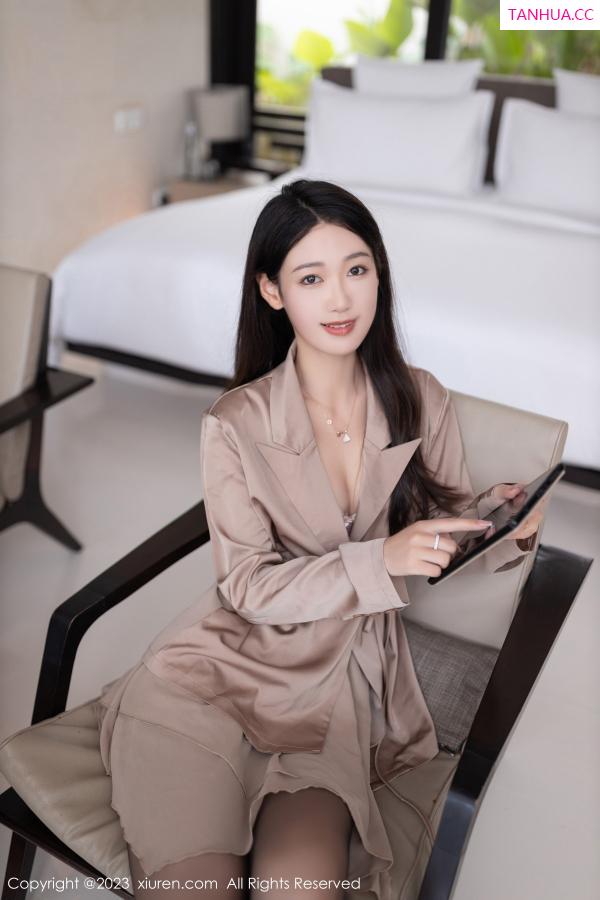 唐安琪  [XiuRen]高清写真图 2023.09.04 No.7333 唐安琪 黑丝美腿第2张图片